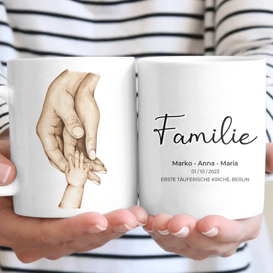 Personalisiertes Familien-Poster ,,Family ❤️ - Tassen